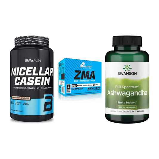 Schlaf & Erholung: BioTech Micella + Olimp ZMA + Swanson Ashwaga – alle enthaltenen Artikel