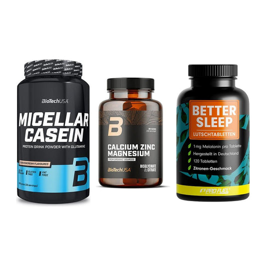 Schlaf & Erholung: BioTech Micella + BioTech Calcium + ProFuel Melaton – alle enthaltenen Artikel