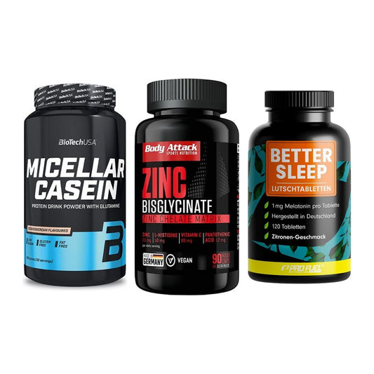 Schlaf & Erholung: BioTech Micella + Body Attack + ProFuel Melaton – alle enthaltenen Artikel