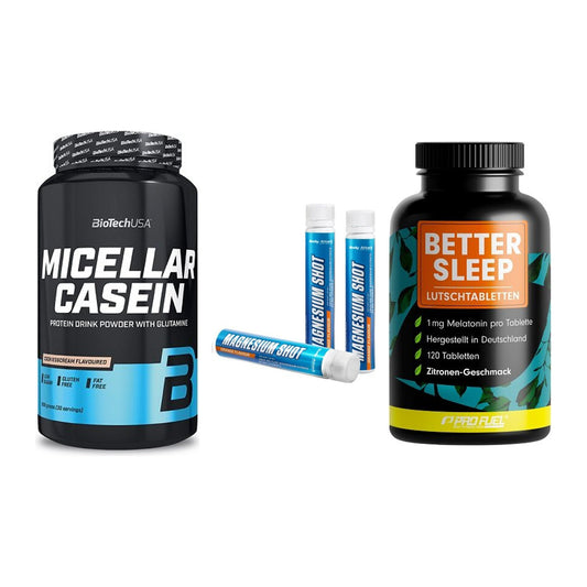 Schlaf & Erholung: BioTech Micella + Body Attack + ProFuel Melaton – alle enthaltenen Artikel