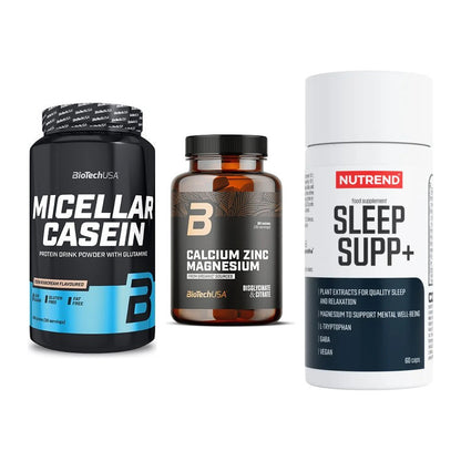 Schlaf & Erholung: BioTech Micella + BioTech Calcium + Nutrend Sleep – alle enthaltenen Artikel