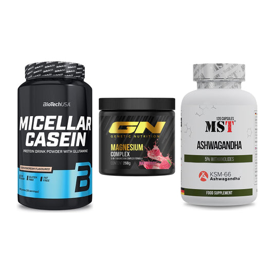 Schlaf & Erholung: BioTech Micella + GN Magnesium + MST Ashwagandha – alle enthaltenen Artikel