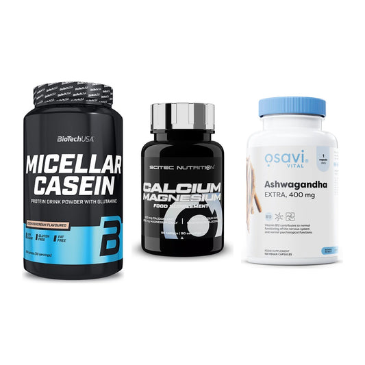 Schlaf & Erholung: BioTech Micella + Scitec Calcium + Osavi Ashwagand – alle enthaltenen Artikel