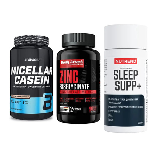 Schlaf & Erholung: BioTech Micella + Body Attack + Nutrend Sleep – alle enthaltenen Artikel