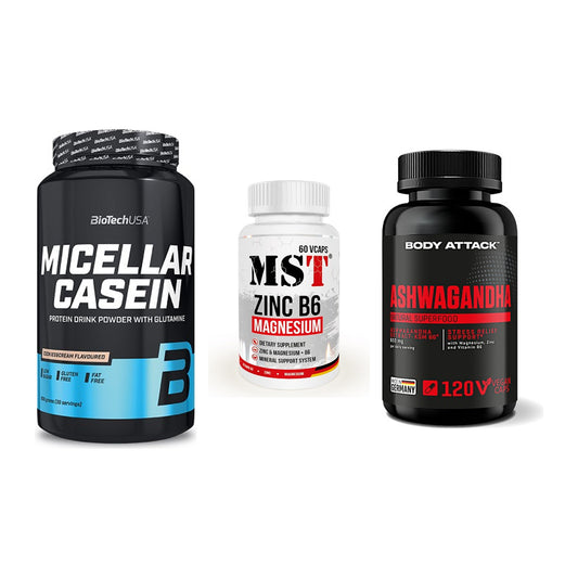 Schlaf & Erholung: BioTech Micella + MST Zinc + Body Attack – alle enthaltenen Artikel