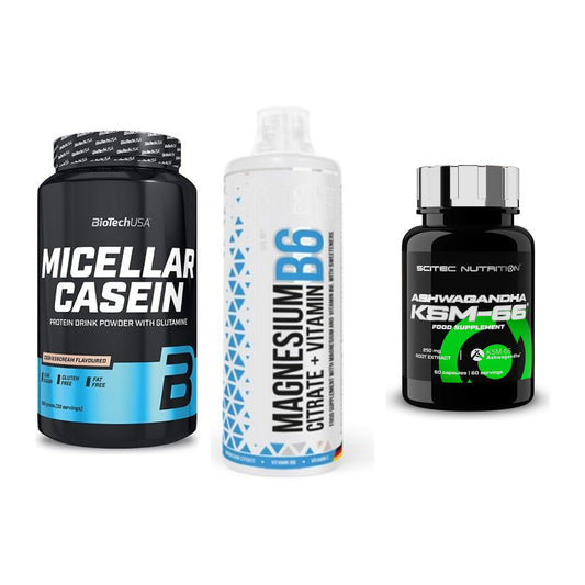 Schlaf & Erholung: BioTech Micella + MST Magnesium + Scitec KSM-66 – alle enthaltenen Artikel