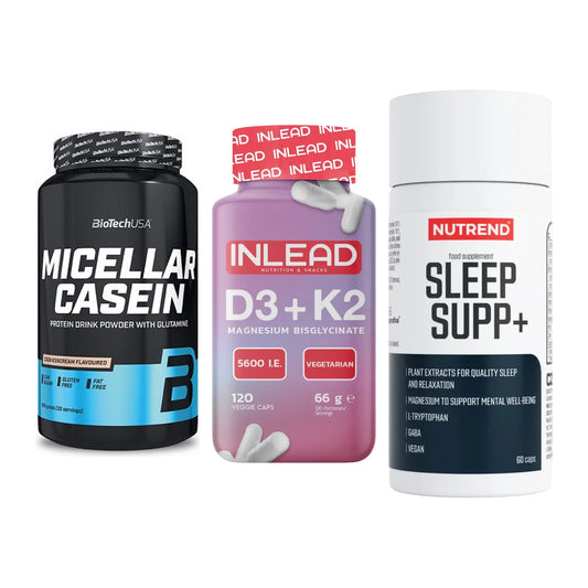 Schlaf & Erholung: BioTech Micella + INLEAD Vitamin + Nutrend Sleep – alle enthaltenen Artikel