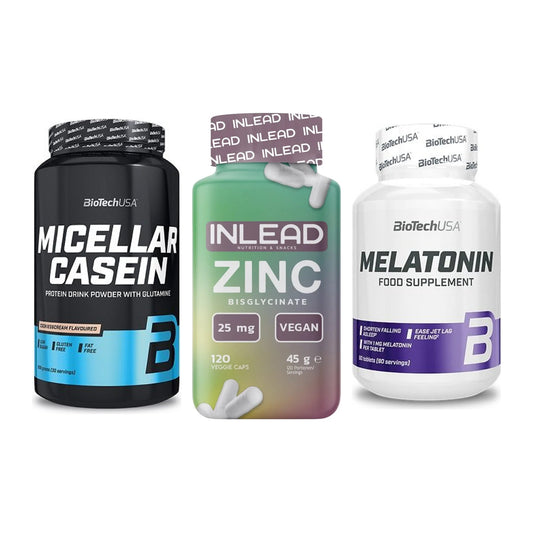 Schlaf & Erholung: BioTech Micella + INLEAD Zink + BioTech Melaton – alle enthaltenen Artikel