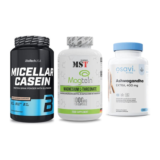 Schlaf & Erholung: BioTech Micella + MST Magnesium + Osavi Ashwagand – alle enthaltenen Artikel