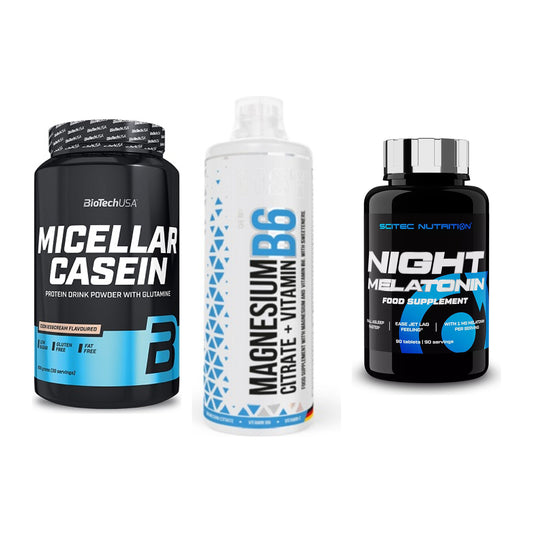 Schlaf & Erholung: BioTech Micella + MST Magnesium + Scitec Night – alle enthaltenen Artikel