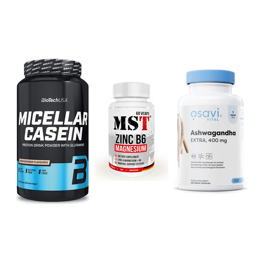 Schlaf & Erholung: BioTech Micella + MST Zinc + Osavi Ashwagand – alle enthaltenen Artikel