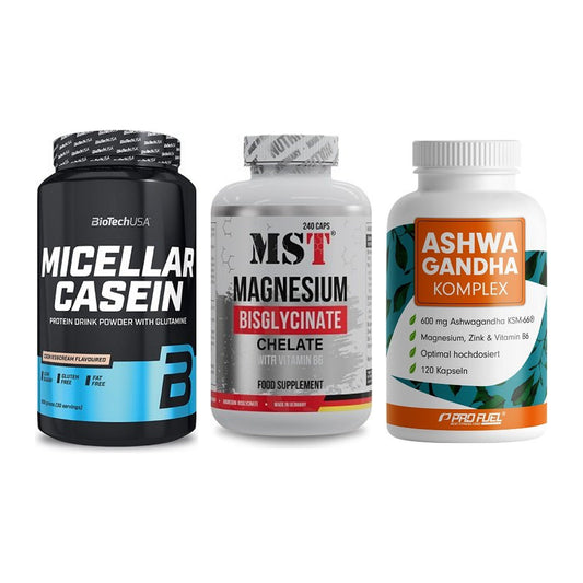 Schlaf & Erholung: BioTech Micella + MST Magnesium + ProFuel Ashwaga – alle enthaltenen Artikel