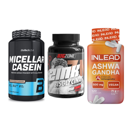 Schlaf & Erholung: BioTech Micella + Big Zone Zink + INLEAD Ashwagan – alle enthaltenen Artikel