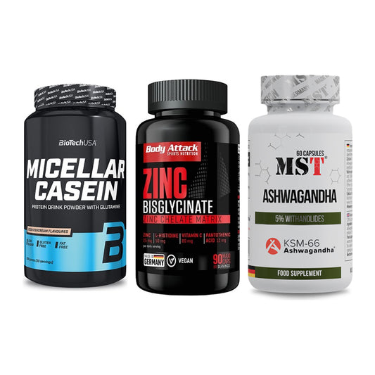 Schlaf & Erholung: BioTech Micella + Body Attack + MST Ashwagandha – alle enthaltenen Artikel