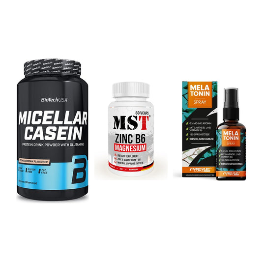 Schlaf & Erholung: BioTech Micella + MST Zinc + ProFuel Melaton – alle enthaltenen Artikel