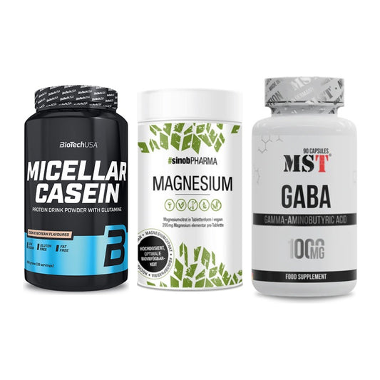 Schlaf & Erholung: BioTech Micella + Sinob Magnesium + MST GABA 1000mg – alle enthaltenen Artikel