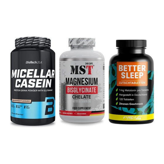Schlaf & Erholung: BioTech Micella + MST Magnesium + ProFuel Melaton – alle enthaltenen Artikel