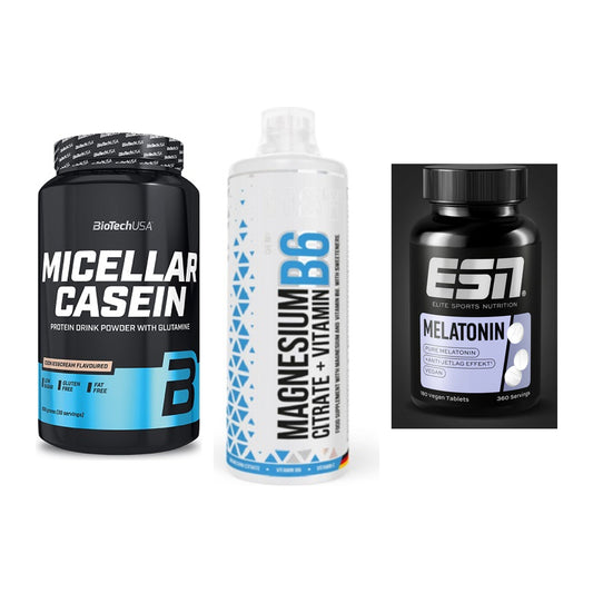 Schlaf & Erholung: BioTech Micella + MST Magnesium + ESN Melatonin – alle enthaltenen Artikel