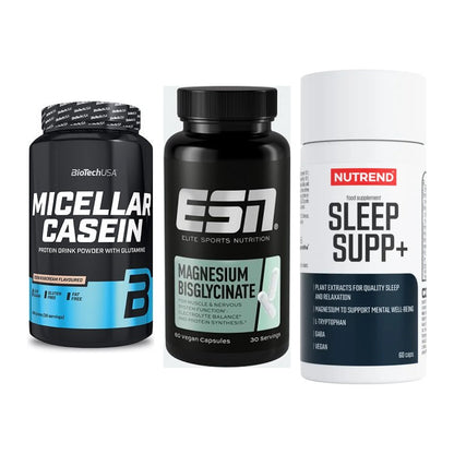 Schlaf & Erholung: BioTech Micella + ESN Magnesium + Nutrend Sleep – alle enthaltenen Artikel
