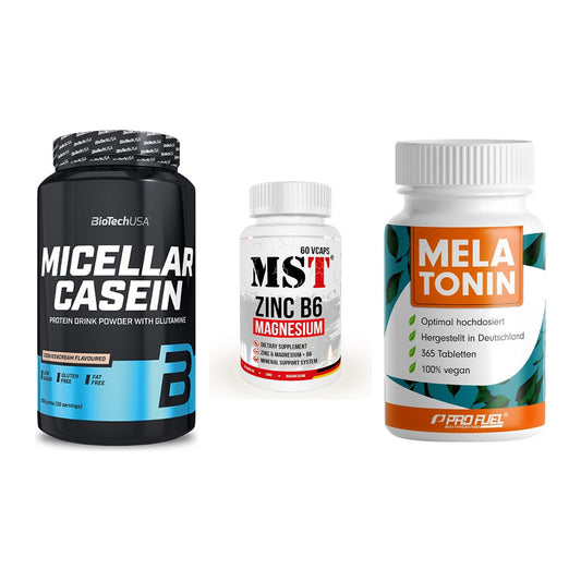 Schlaf & Erholung: BioTech Micella + MST Zinc + ProFuel Melaton – alle enthaltenen Artikel