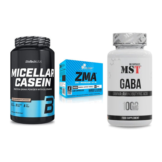 Schlaf & Erholung: BioTech Micella + Olimp ZMA + MST GABA 1000mg – alle enthaltenen Artikel