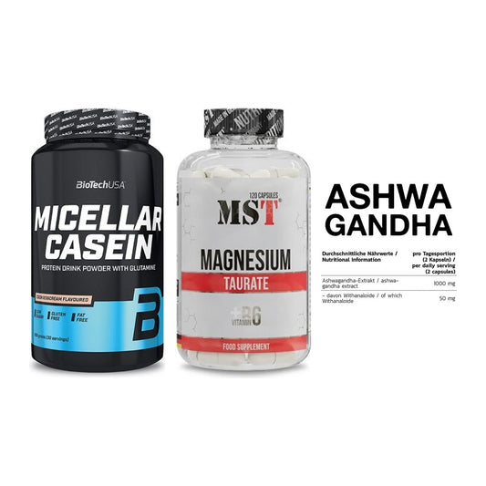 Schlaf & Erholung: BioTech Micella + MST Magnesium + INLEAD Ashwagan – alle enthaltenen Artikel