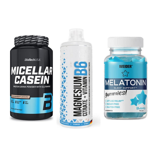 Schlaf & Erholung: BioTech Micella + MST Magnesium + Weider Melatoni – alle enthaltenen Artikel