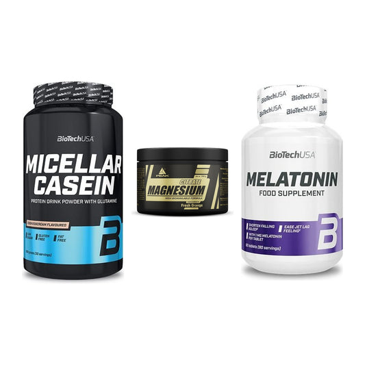Schlaf & Erholung: BioTech Micella + Peak Magnesium + BioTech Melaton – alle enthaltenen Artikel
