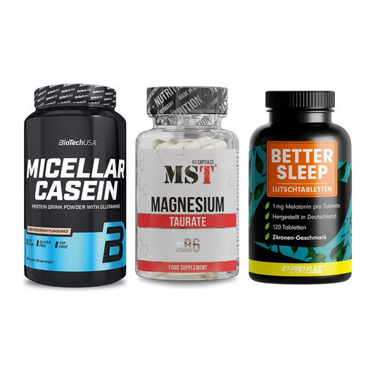 Schlaf & Erholung: BioTech Micella + MST Magnesium + ProFuel Melaton – alle enthaltenen Artikel