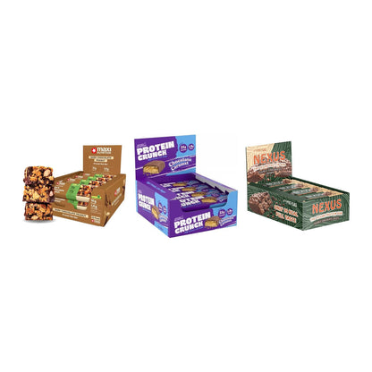 Schokolade Lieblingssorten-Riegelbox: 2× MaxiNutrition + 2 weitere – alle enthaltenen Artikel