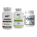 Stress & Balance: MST Ashwagandha + MST Magnesium + NNT Vitamin B – alle enthaltenen Artikel