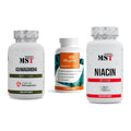 Stress & Balance: MST Ashwagandha + ProFuel Magnesi + MST Niacin – alle enthaltenen Artikel