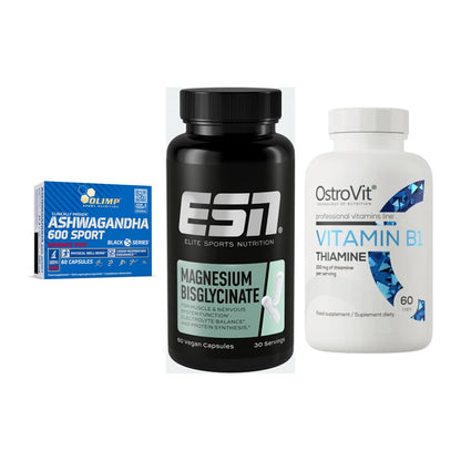 Stress & Balance: Olimp Ashwagand + ESN Magnesium + Ostrovit – alle enthaltenen Artikel