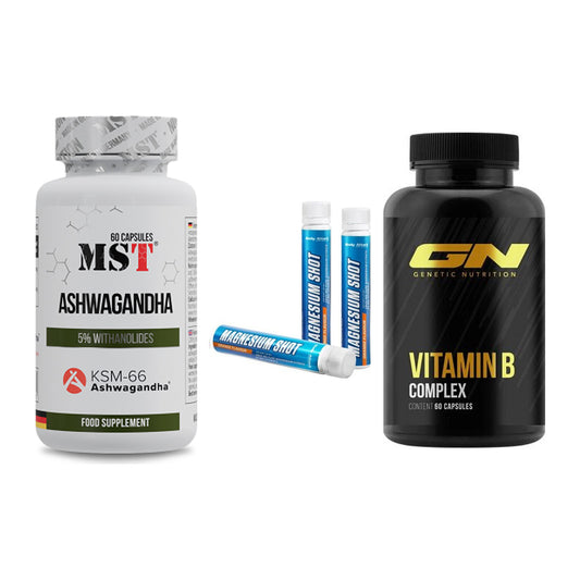 Stress & Balance: MST Ashwagandha + Body Attack + GN Vitamin – alle enthaltenen Artikel