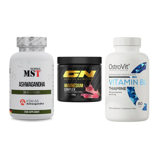 Stress & Balance: MST Ashwagandha + GN Magnesium + Ostrovit – alle enthaltenen Artikel