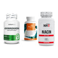 Stress & Balance: BioTech Ashwaga + ProFuel Magnesi + MST Niacin – alle enthaltenen Artikel