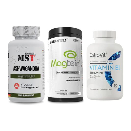 Stress & Balance: MST Ashwagandha + Skill Nutrition + Ostrovit – alle enthaltenen Artikel