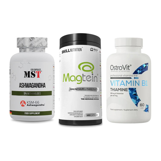 Stress & Balance: MST Ashwagandha + Skill Nutrition + Ostrovit – alle enthaltenen Artikel
