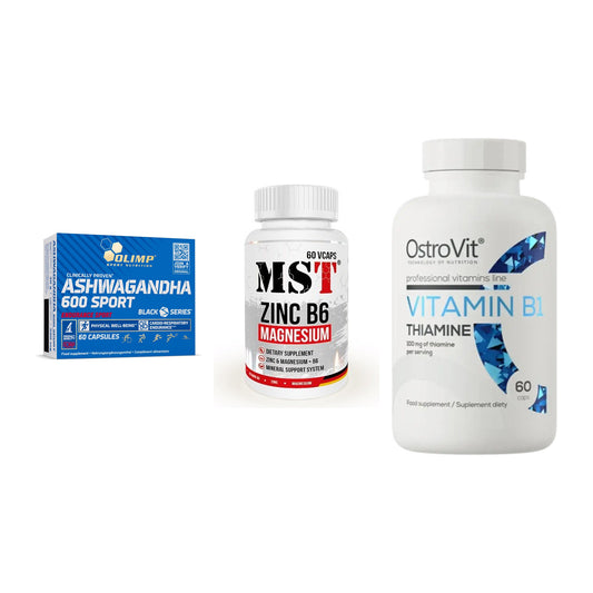 Stress & Balance: Olimp Ashwagand + MST Zinc + Ostrovit – alle enthaltenen Artikel