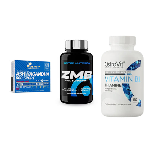 Stress & Balance: Olimp Ashwagand + Scitec ZMB + Ostrovit – alle enthaltenen Artikel