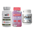 Stress & Balance: MST Ashwagandha + INLEAD Vitamin + NNT Vitamin B – alle enthaltenen Artikel