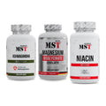 Stress & Balance: MST Ashwagandha + MST Magnesium + MST Niacin – alle enthaltenen Artikel