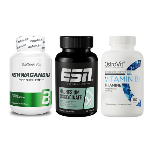 Stress & Balance: BioTech Ashwaga + ESN Magnesium + Ostrovit – alle enthaltenen Artikel