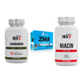 Stress & Balance: MST Ashwagandha KSM-66 + Olimp ZMA + MST Niacin – alle enthaltenen Artikel