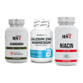 Stress & Balance: MST Ashwagandha + BioTech Calcium + MST Niacin – alle enthaltenen Artikel
