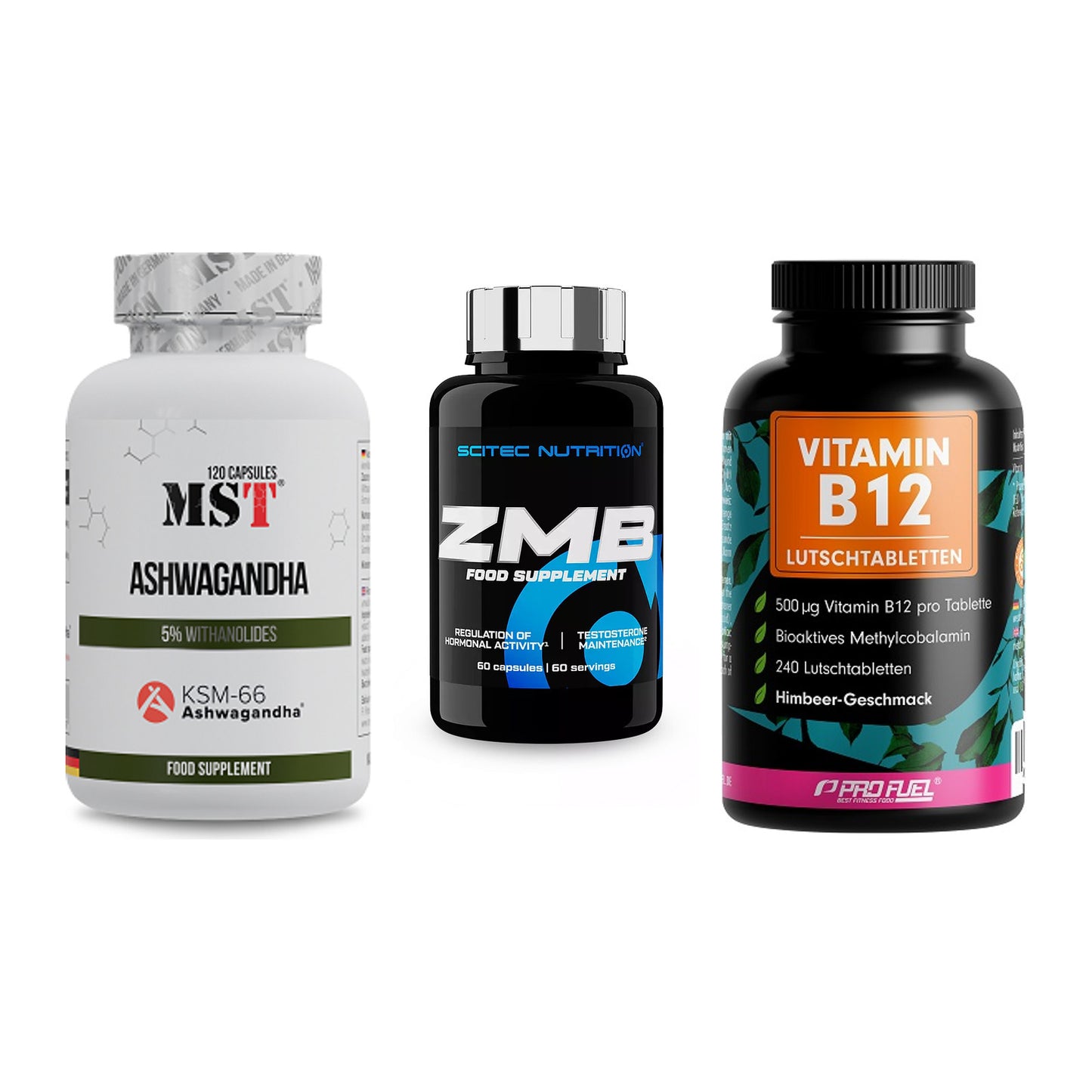 Stress & Balance: MST Ashwagandha + Scitec ZMB + ProFuel Vitamin – alle enthaltenen Artikel