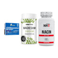 Stress & Balance: Olimp Ashwagand + Sinob Magnesium + MST Niacin – alle enthaltenen Artikel