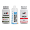 Stress & Balance: MST Ashwagandha + MST Magnesium + MST Niacin – alle enthaltenen Artikel