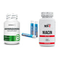 Stress & Balance: BioTech Ashwaga + Body Attack + MST Niacin – alle enthaltenen Artikel