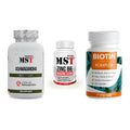 Stress & Balance: MST Ashwagandha + MST Zinc + ProFuel BIOTIN – alle enthaltenen Artikel
